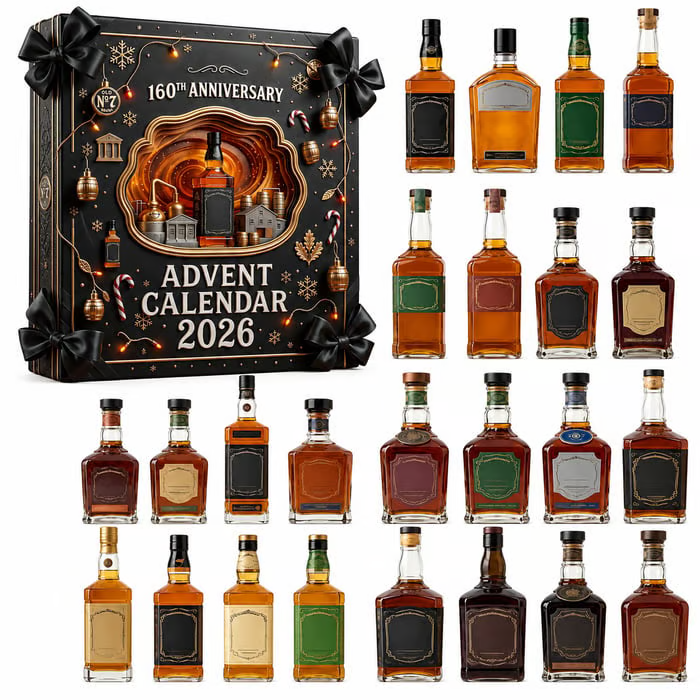 ⏰ Begrenzte Stückzahl 🍾 Weihnachts-Adventskalender zur 160-Jahr-Feier 2026 (2D-Flachdesign)