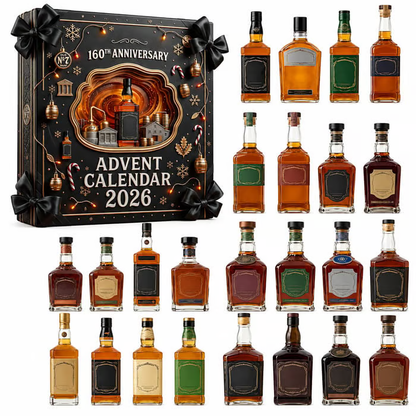 ⏰ Begrenzte Stückzahl 🍾 Weihnachts-Adventskalender zur 160-Jahr-Feier 2026 (2D-Flachdesign)